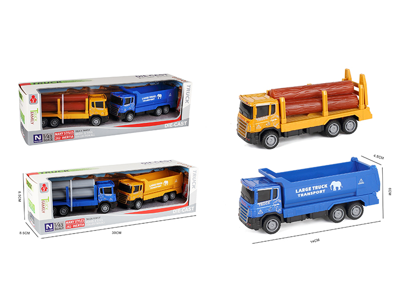 Simulated Friction Alloy Transport Truck