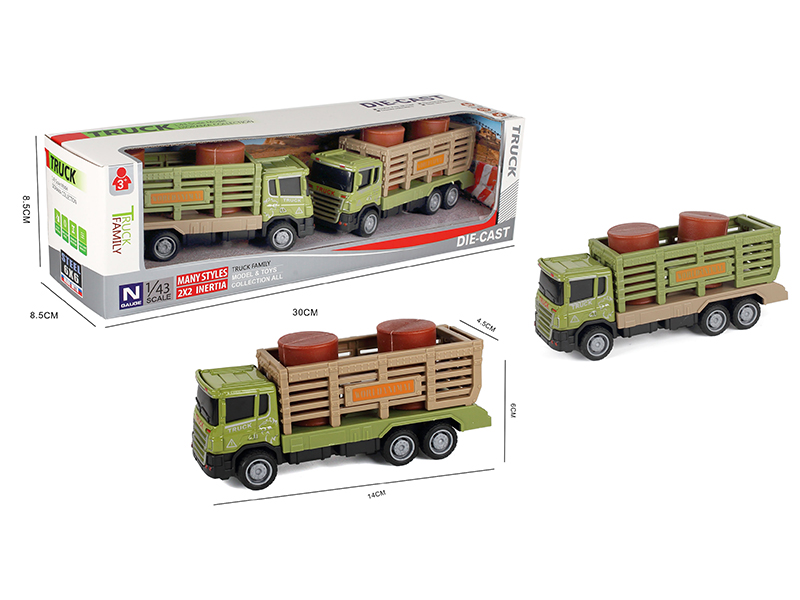 Simulated Friction Alloy Transport Truck