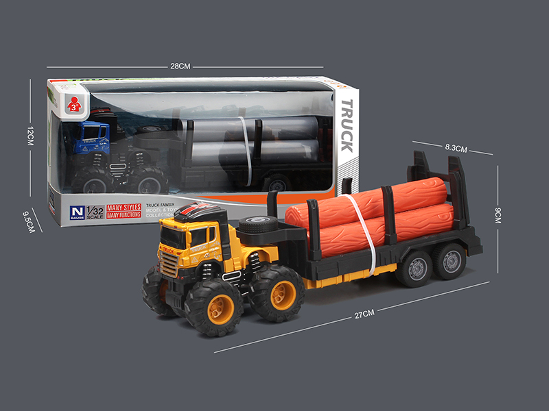 4WD Friction Alloy Timber Flatbed Transport Truck