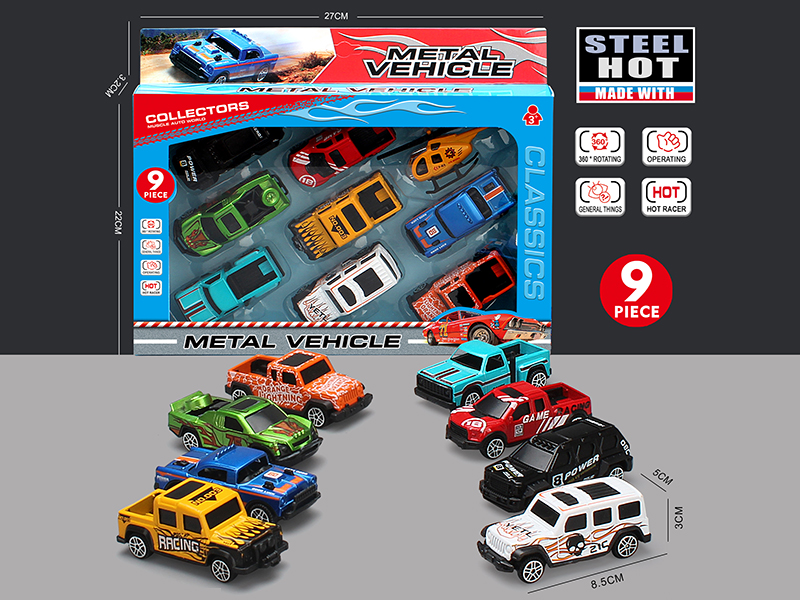 Alloy Racing Cars 5pcs