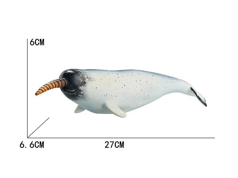 Vinyl Sea Animal Model - Narwhal