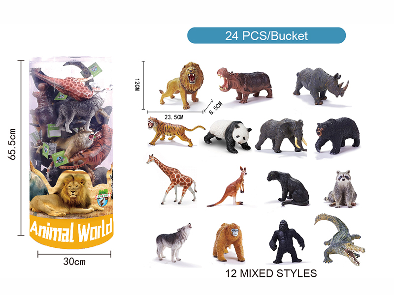 Vinyl Animal Model 24pcs