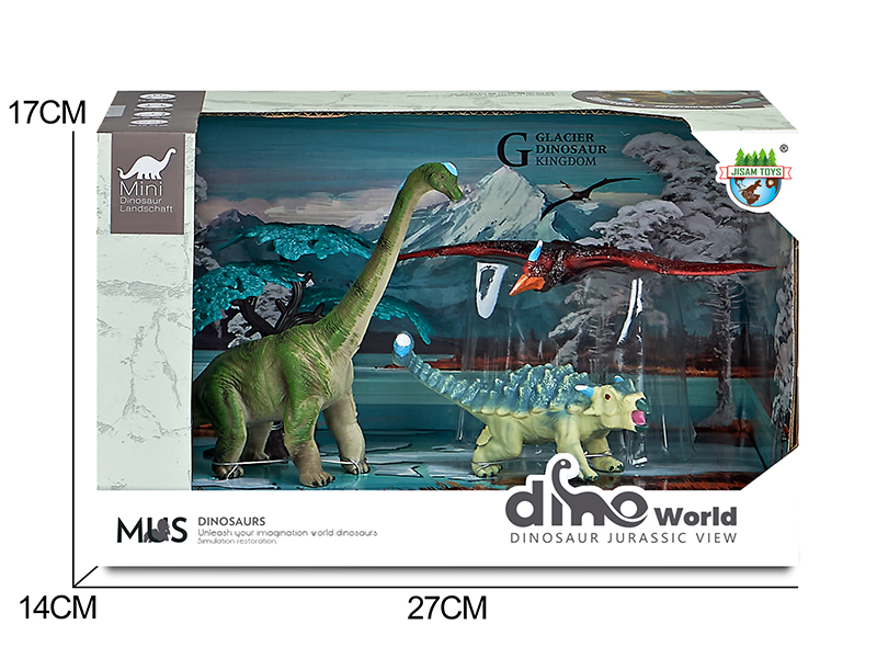 Dinosaur Glacier Scene Set