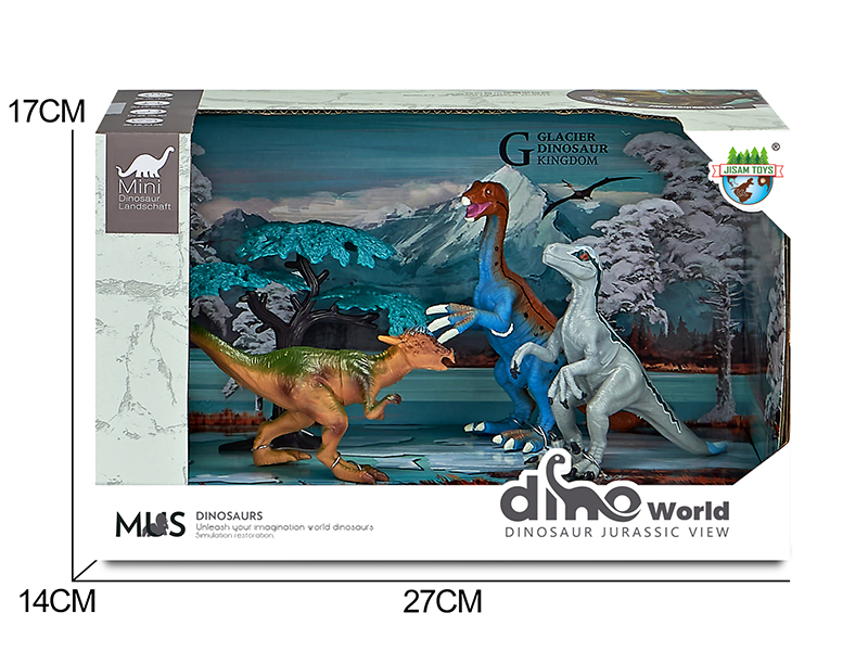 Dinosaur Glacier Scene Set