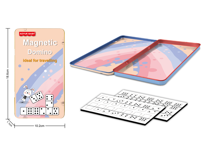 Dominoes Toy (Magnetic Iron Box)