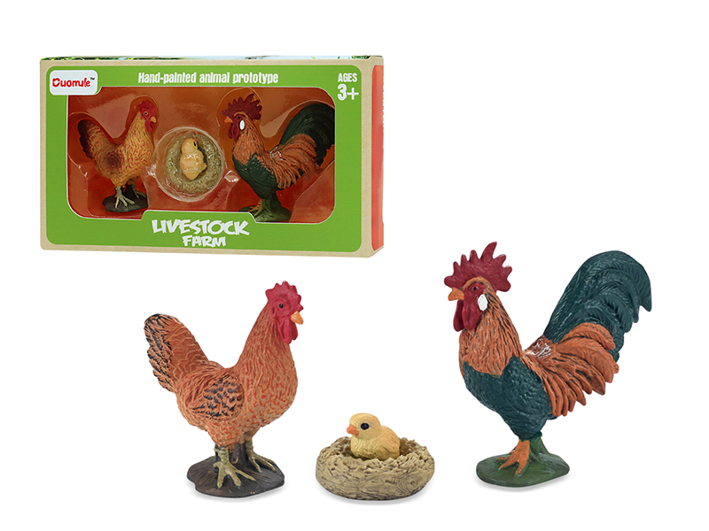Chicken Static Model Set