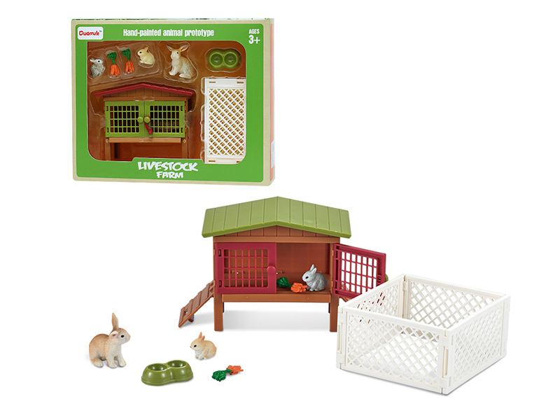 Rabbit House Set(Static Model)