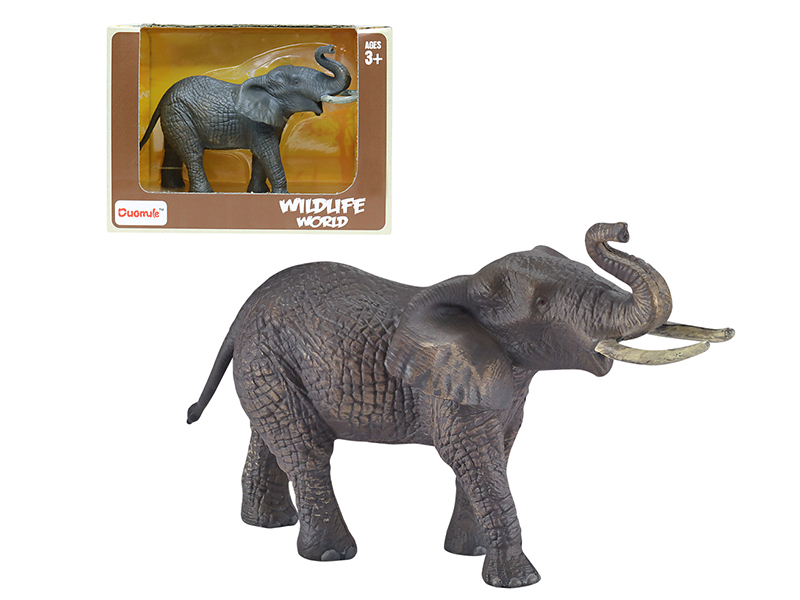 African Bull Elephant Static Model