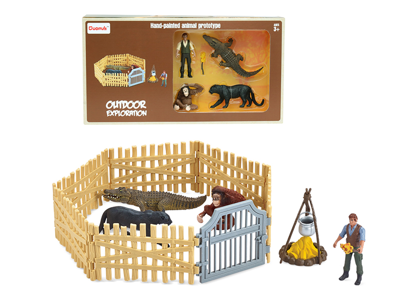 Wild Exploration Animal Set Static Model