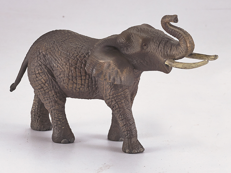 African Bull Elephant Static Model