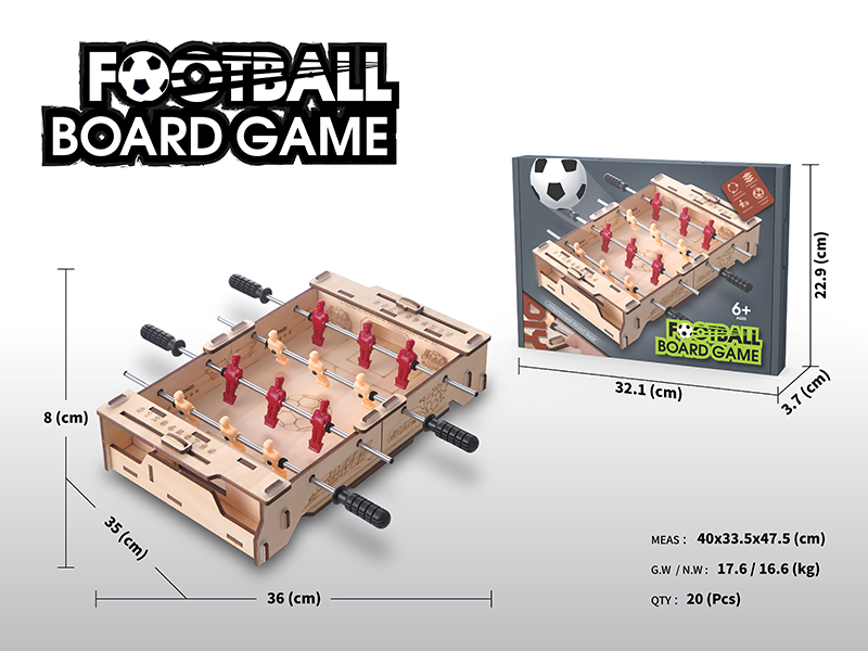 Football Board Game Wooden Toy