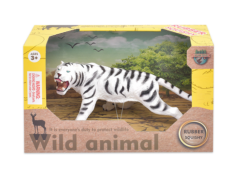 Vinyl Animal Model - White Bengal Tiger