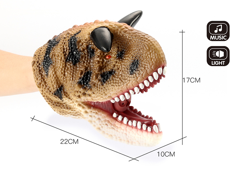 Vinyl Carnotaurus Hand Puppet