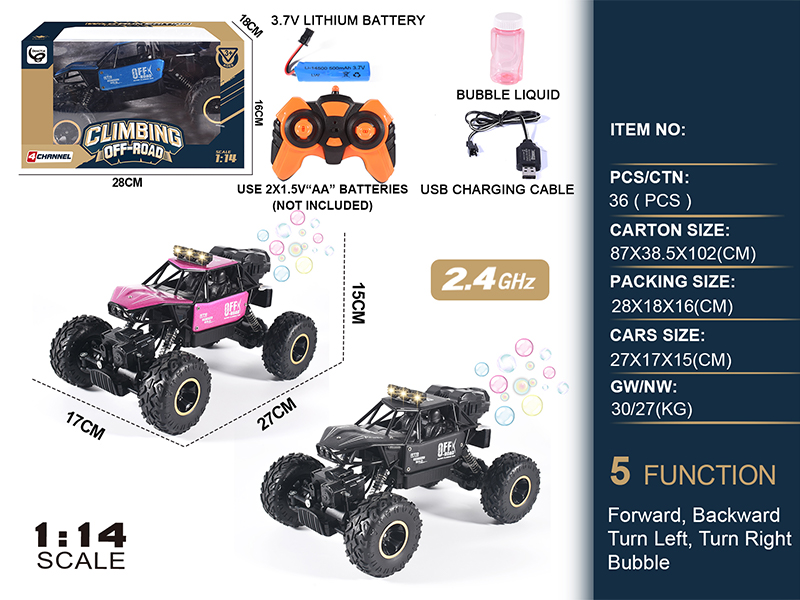1:14 5CH Bubble Climbing Car