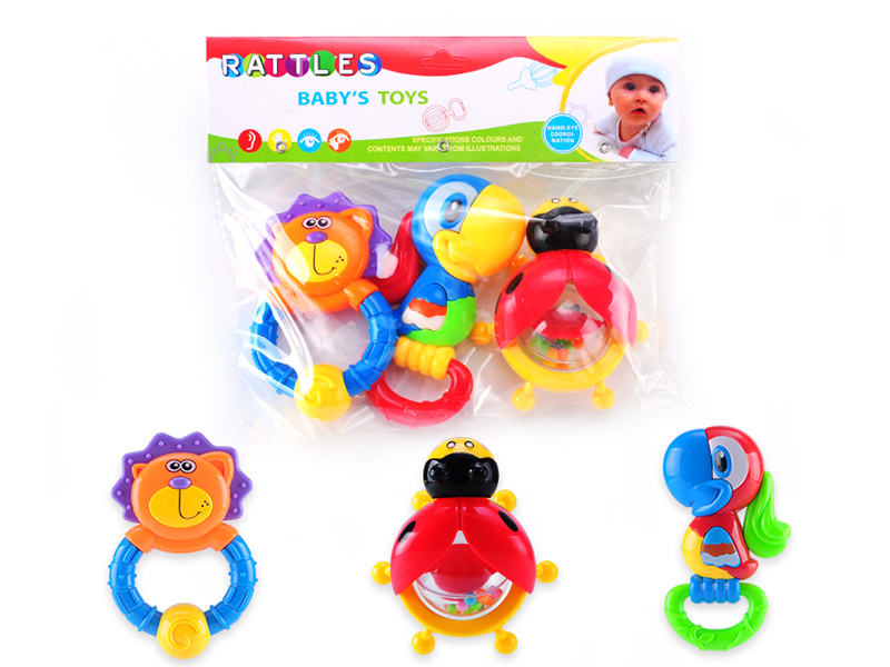 3PCS Baby Rattles