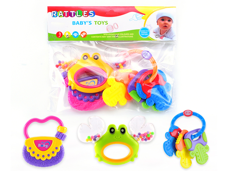 3PCS Baby Rattles