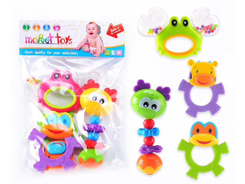 4PCS Baby Rattles