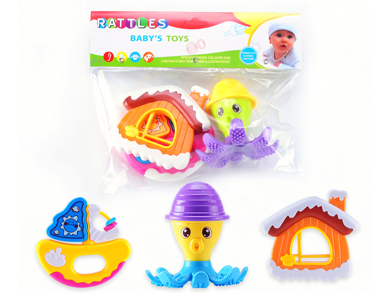 3PCS Baby Rattles