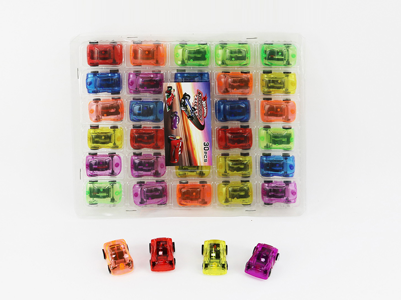 Pull Back Transparent Car