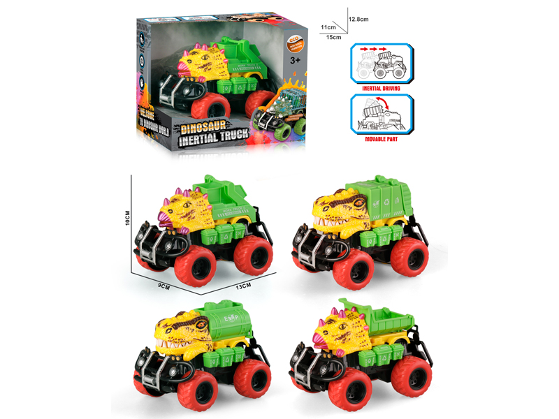 Dual Friction Dinosaur Sanitation Truck