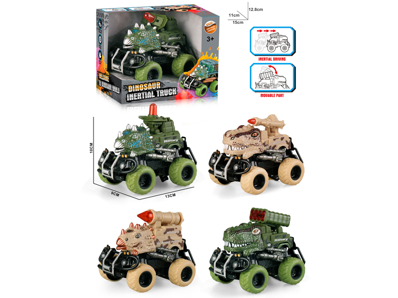 Dual Friction Dinosaur Military Missile Vehicle