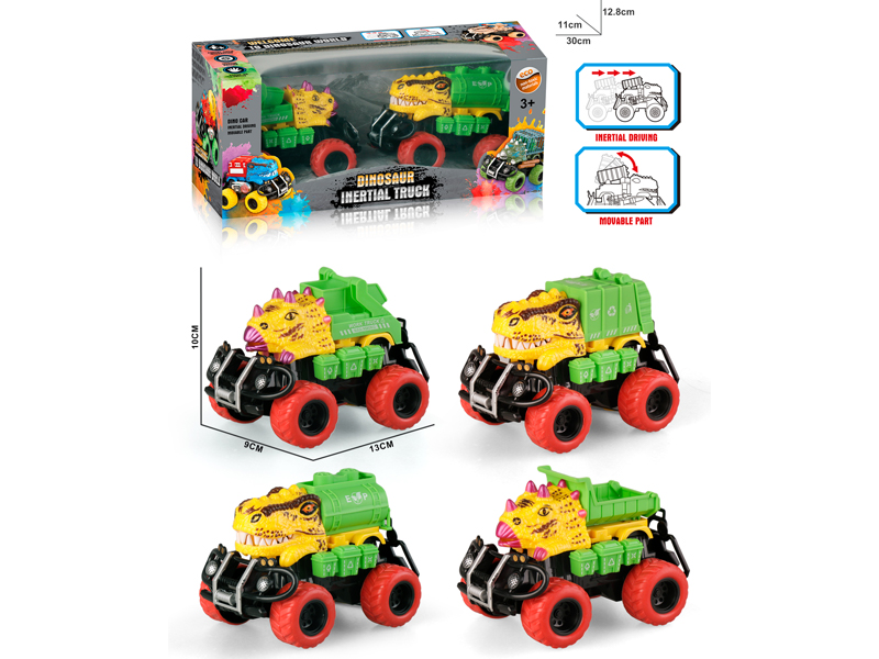 Dual Friction Dinosaur Sanitation Truck