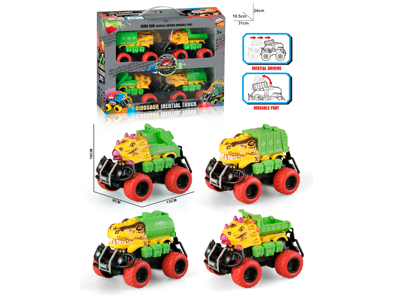 Dual Friction Dinosaur Sanitation Truck