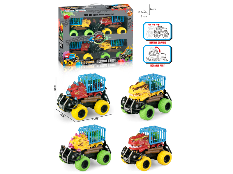 Dual Friction Dinosaur Truck