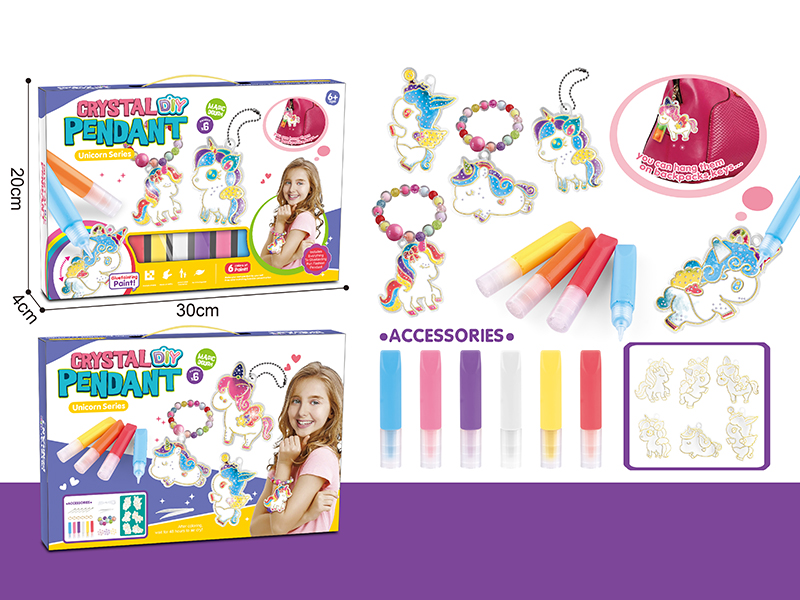 DIY Crystal  Pendant Unicorn Series