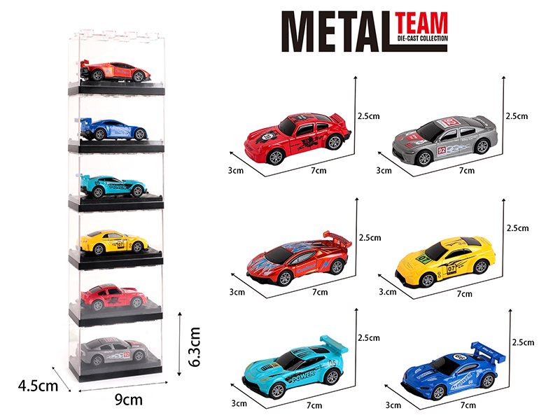 1:64 Alloy Pull Back Car