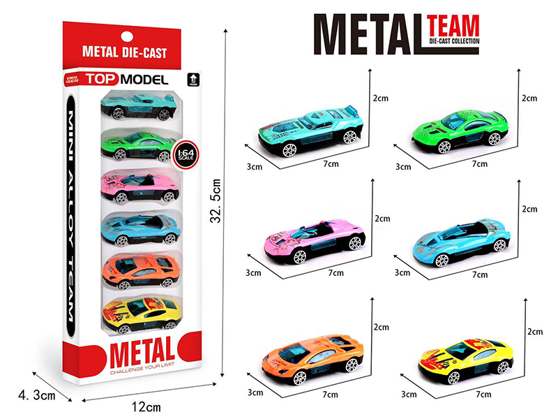 1:64 Alloy Slide Car