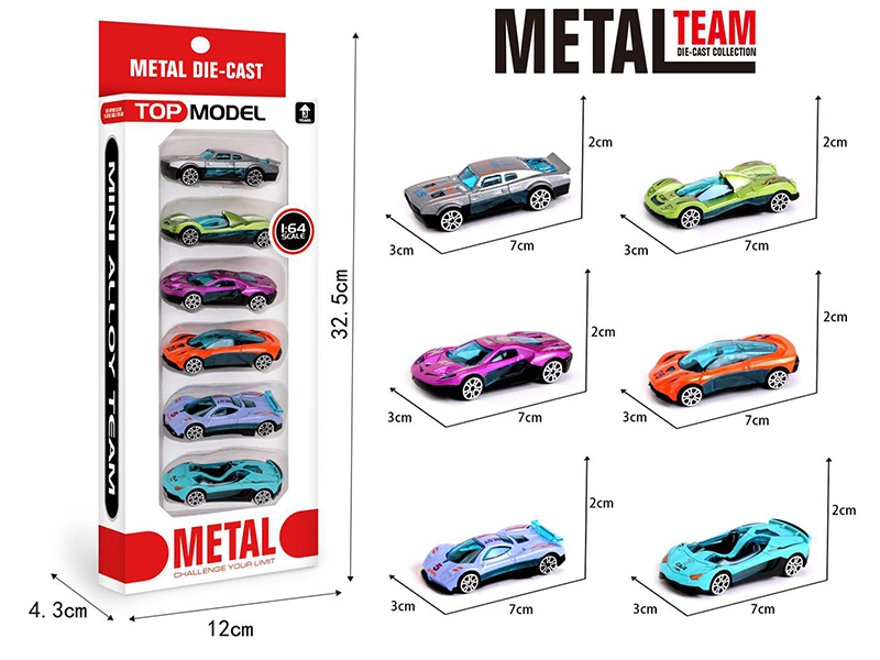 1:64 Alloy Slide Car