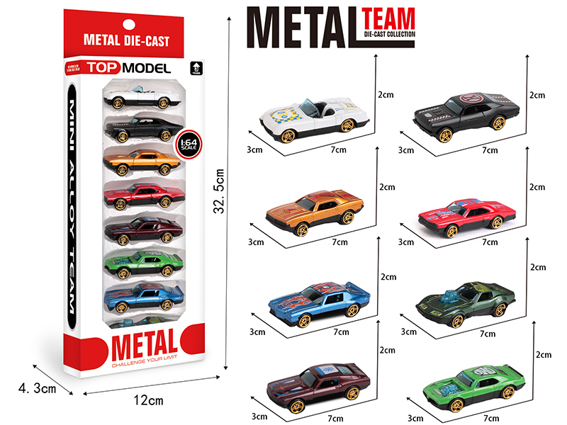 1:64 Alloy Slide Car