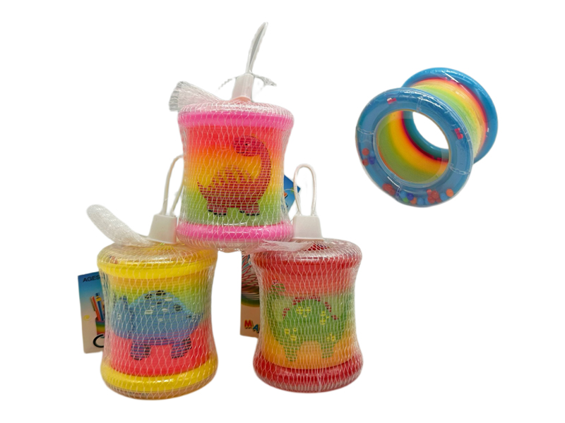 Dinosaur Pattern With Bracelet Rainbow Circle