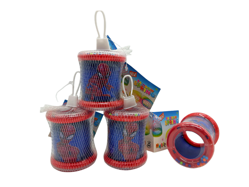 Spider Man Pattern With Bracelet Rainbow Circle