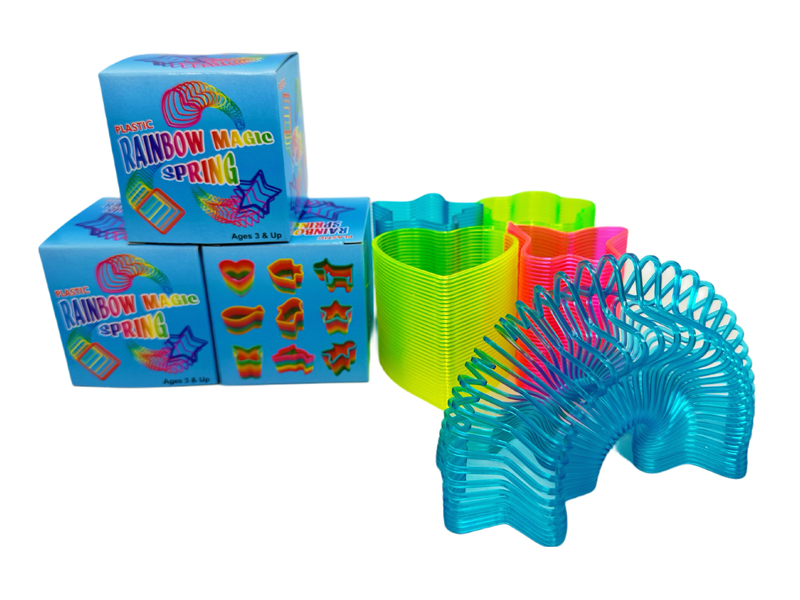 Transparent Multi-Color Shaped Rainbow Circle