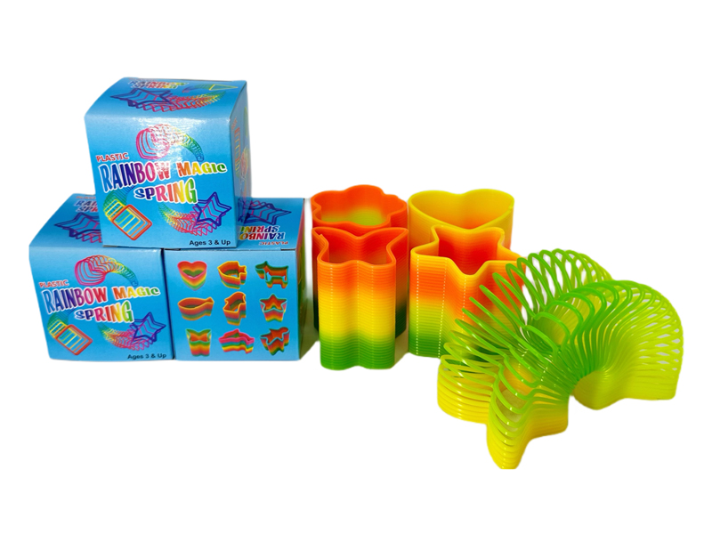 Spring Colored Rainbow Circles