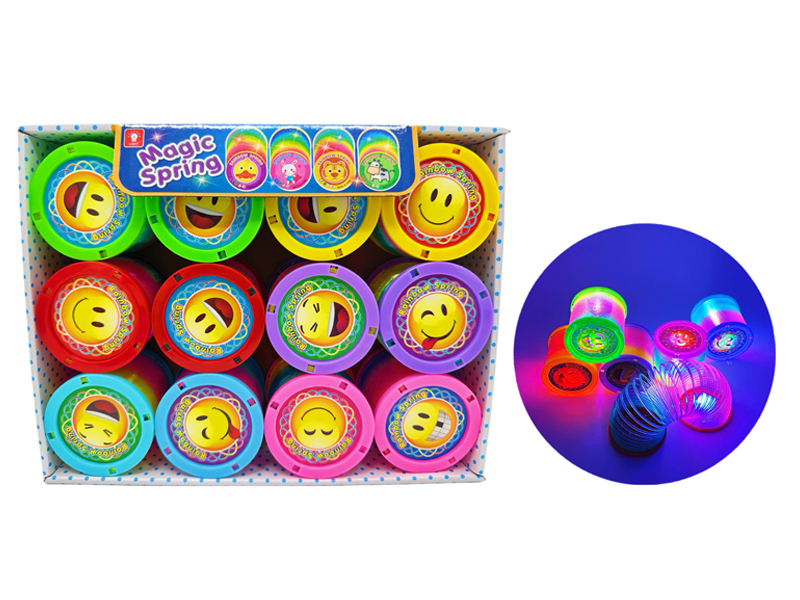 12PCS Cartoon Animal Rainbow Circle With Light