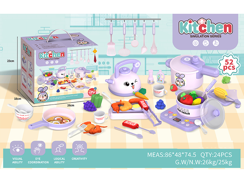 Rabbit Kitchen Set 52pcs