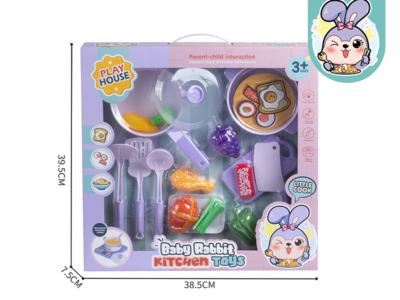 Rabbit Kitchen Set 17pcs