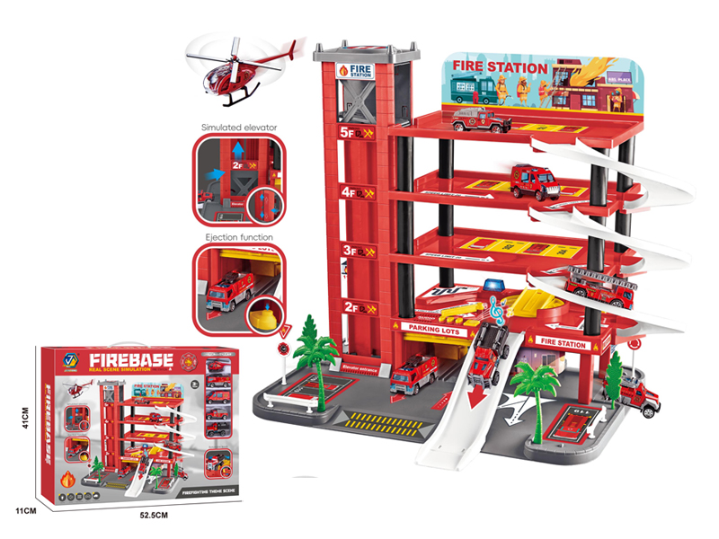 5 Layers Fire Protection Building With Lighting, Music, And Ejection