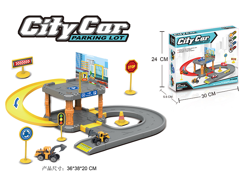 City Car Track Parking Lot