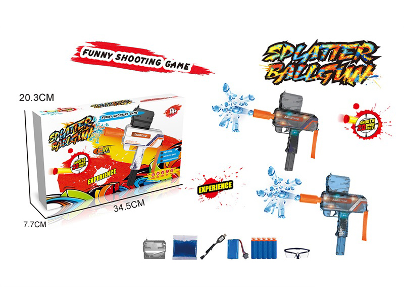 B/O Transparent Water Bullet Gun With Light