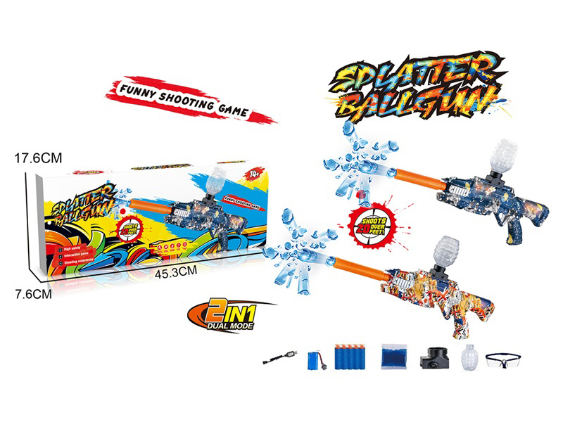 B/O Space Gun Type Water Bullet Gun