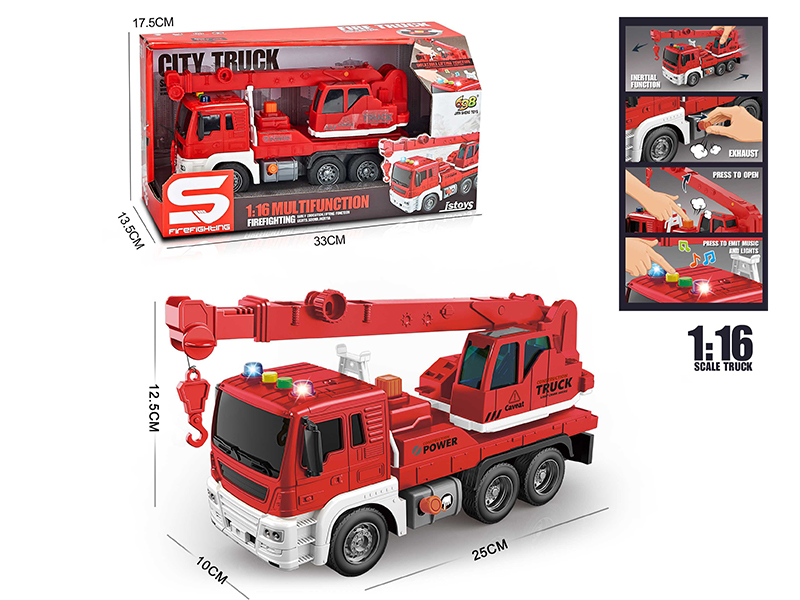 1:16 Friction Crane With Light And Music, Air Pressure