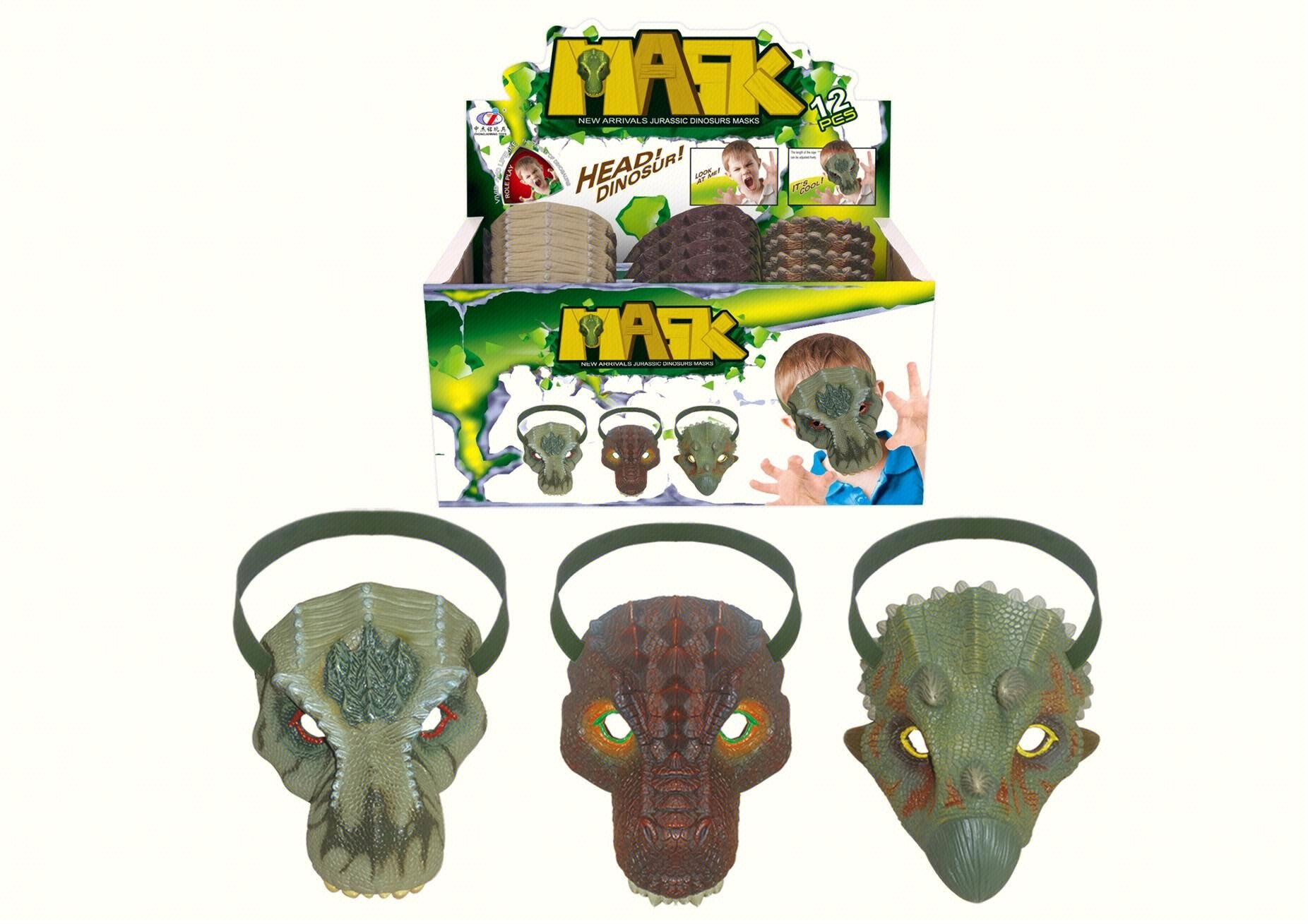 Dinosaur Mark 12pcs