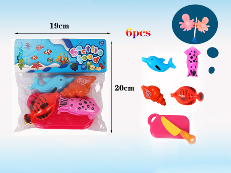 Cutting Food Toys(Seafood)6PCS