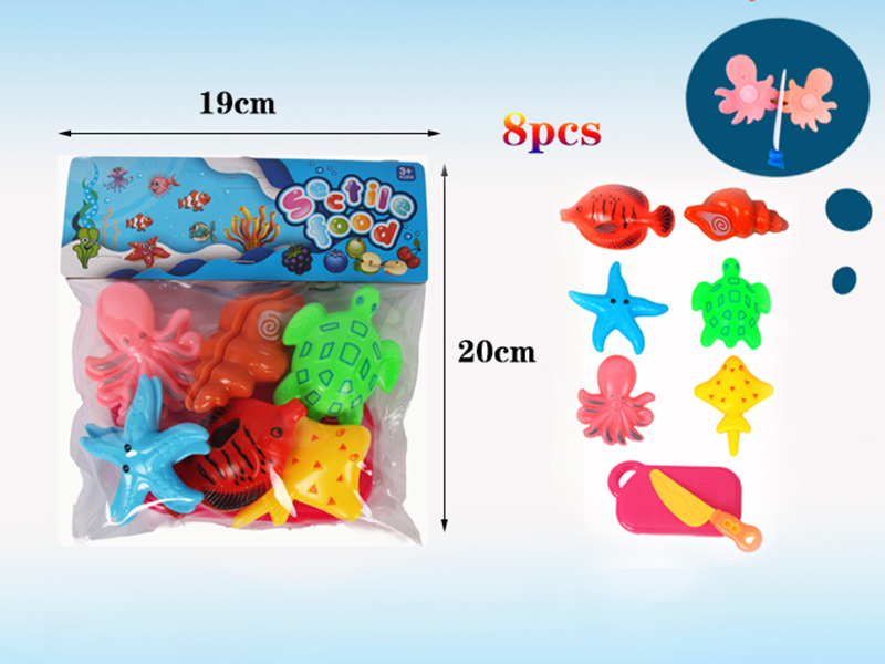 Cutting Food Toys(Seafood)8PCS