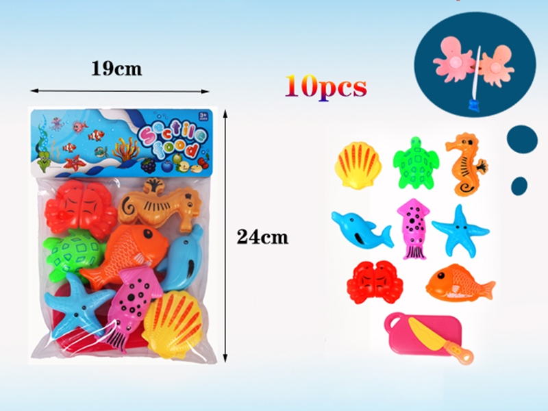 Cutting Food Toys(Seafood)10PCS