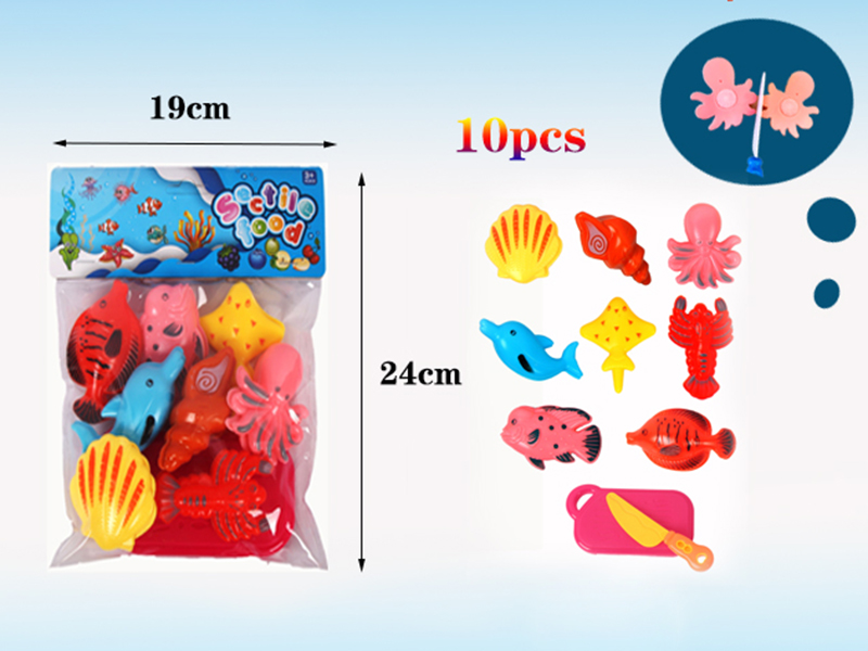 Cutting Food Toys(Seafood)10PCS